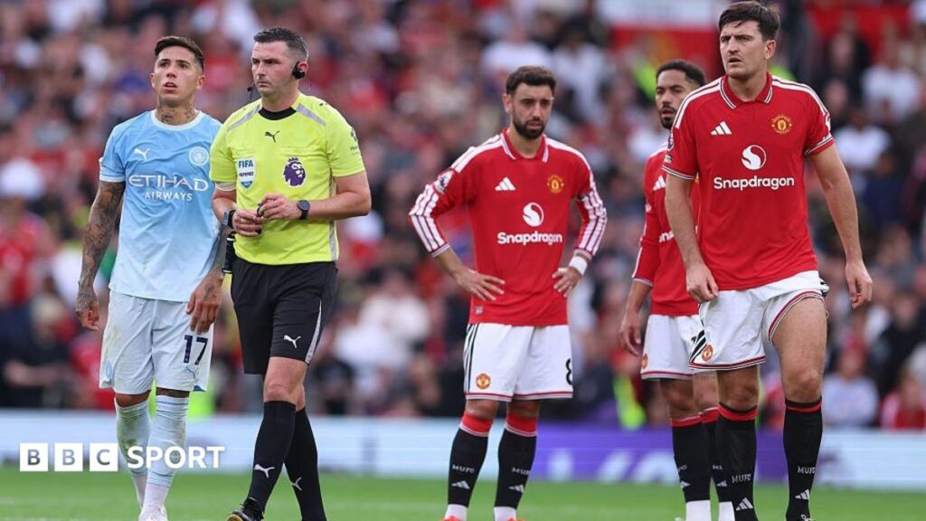 Tranh cãi VAR derby Manchester: Áp lực thời gian và hệ lụy bóng đá Anh 4 Erling Haaland an mung ban thang trong tran derby Manchester tai Ngoai hang Anh