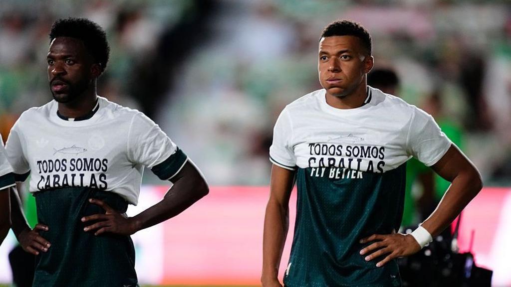Mbappe và Vini Jr lu mờ thông điệp nhân văn tại La Liga 7 Kylian Mbappe và Vinicius Junior thi đấu trong trận đấu tại La Liga của Real Madrid