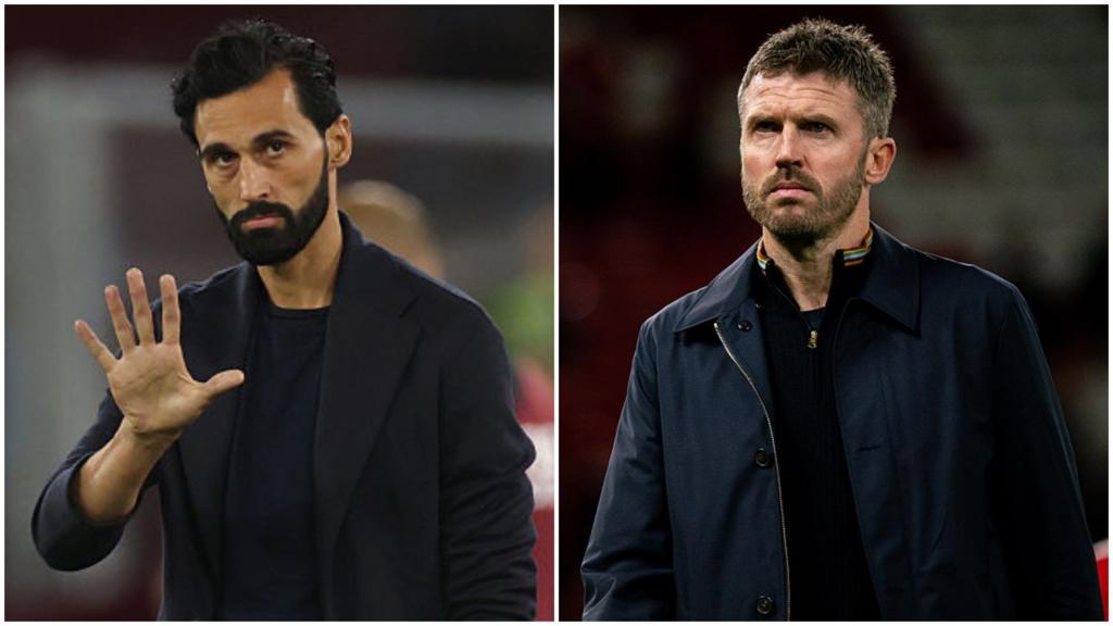 Michael Carrick đáp trả chỉ trích của Gary Neville về Manchester United 4 Michael Carrick phát biểu trước truyền thông về Manchester United tại Ngoại Hạng Anh (Hình ảnh trận đấu 4)